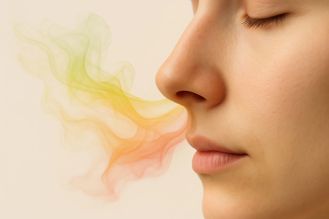 Illustration der Geruchsstoerung Kakosmie