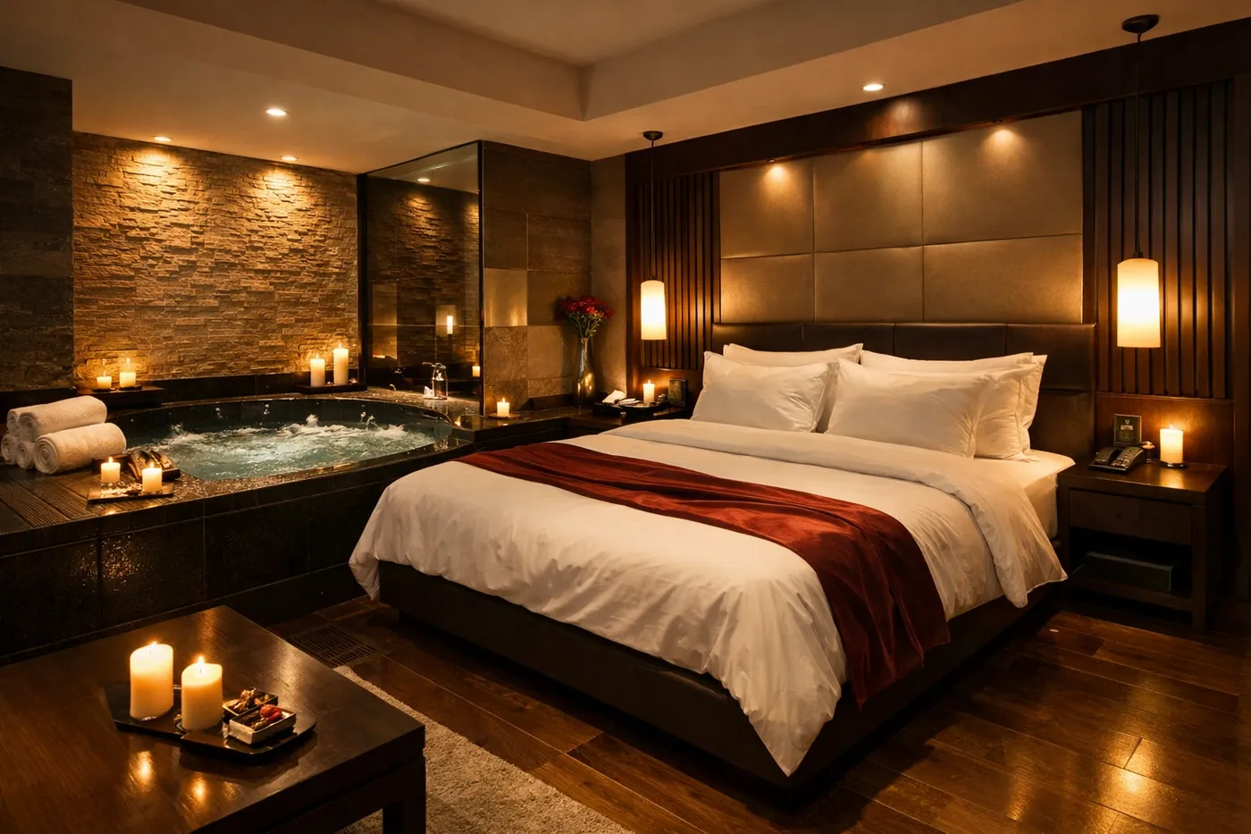 Themenzimmer in einem Love Hotel mit Jacuzzi